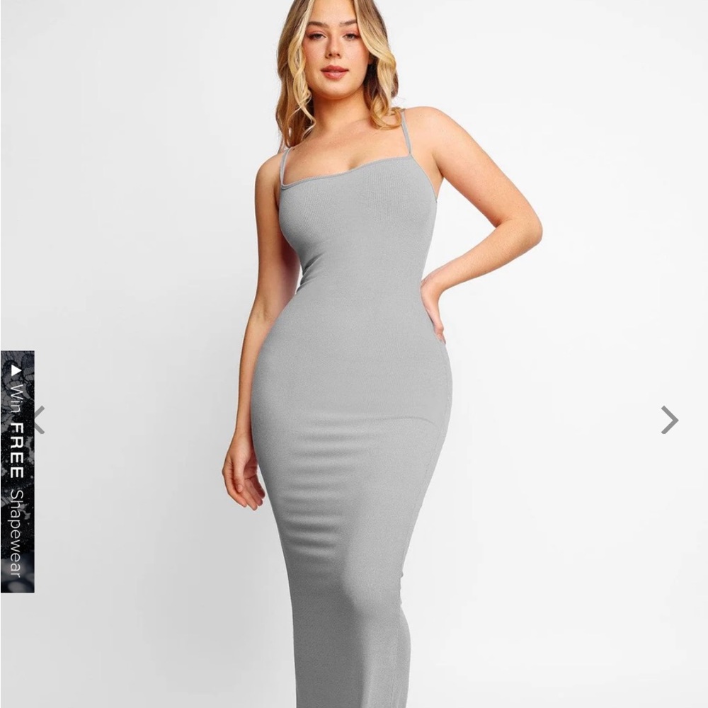 Elegant Gray Women's Dress
